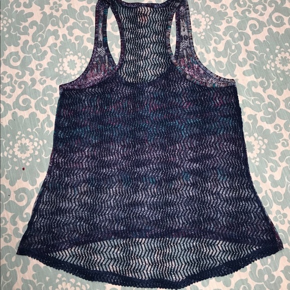 Tank Top Blue Mossimo Junior Size S - Picture 4 of 4